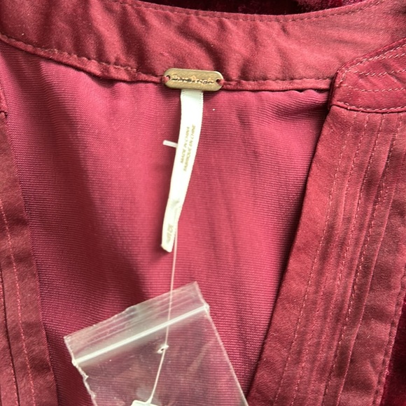 Free People chose me crushed velvet mini dress, brand new, size XS - Picture 12 of 13